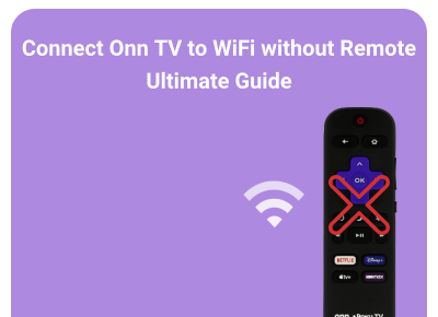 how to connect onn tv to wifi without remote