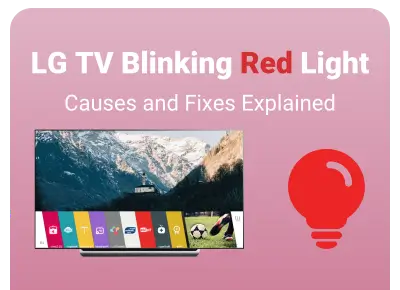 lg tv blinking red light