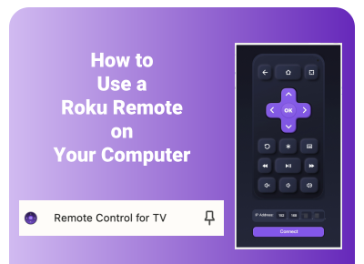 roku remote on computer