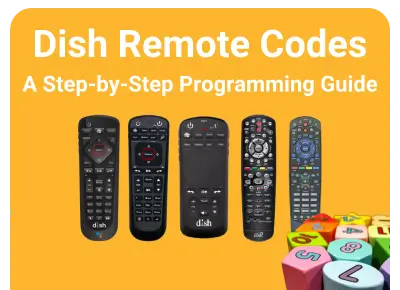 dish remote tv codes