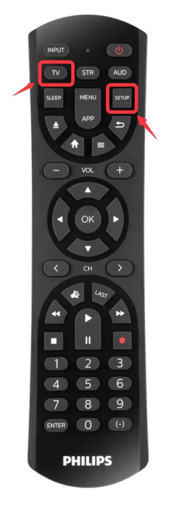 set up universal remote