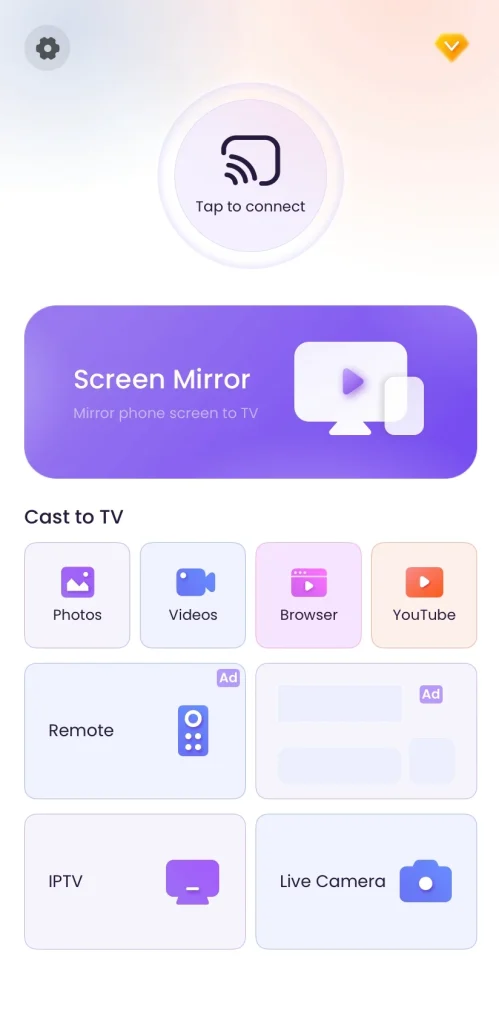 TV Cast & Mirror app