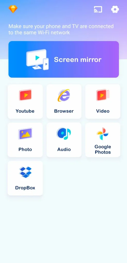 TV cast & mirror app