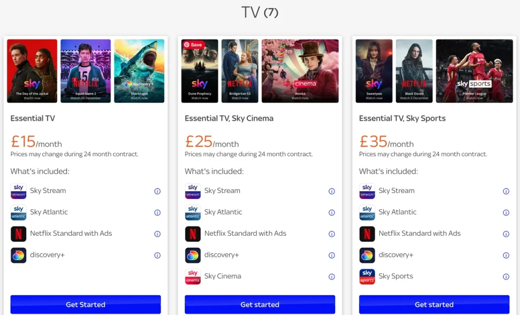 choose a TV subscription