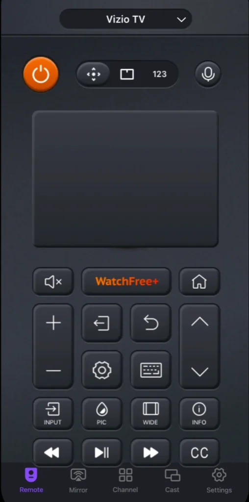 set up a virtual remote for Vizio TV