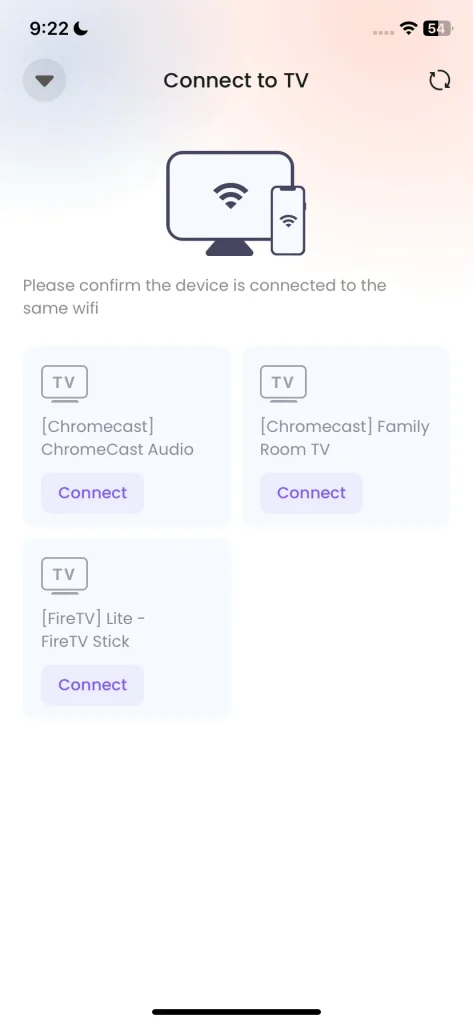 connect iPhone to Vizio TV with the screen mirroring app