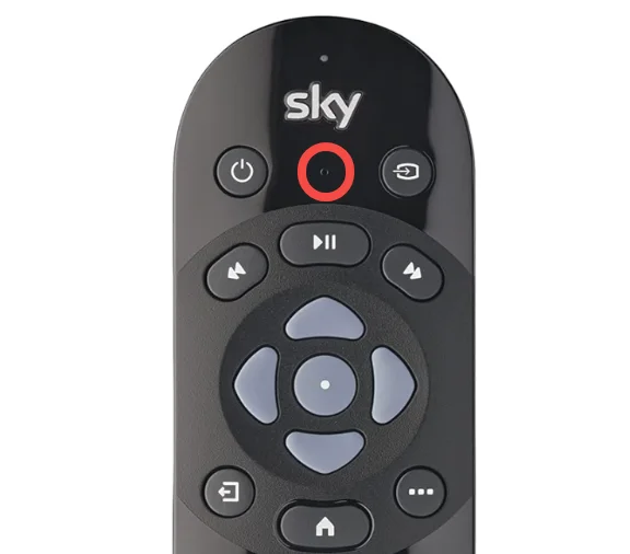 mirophone on the Sky remote