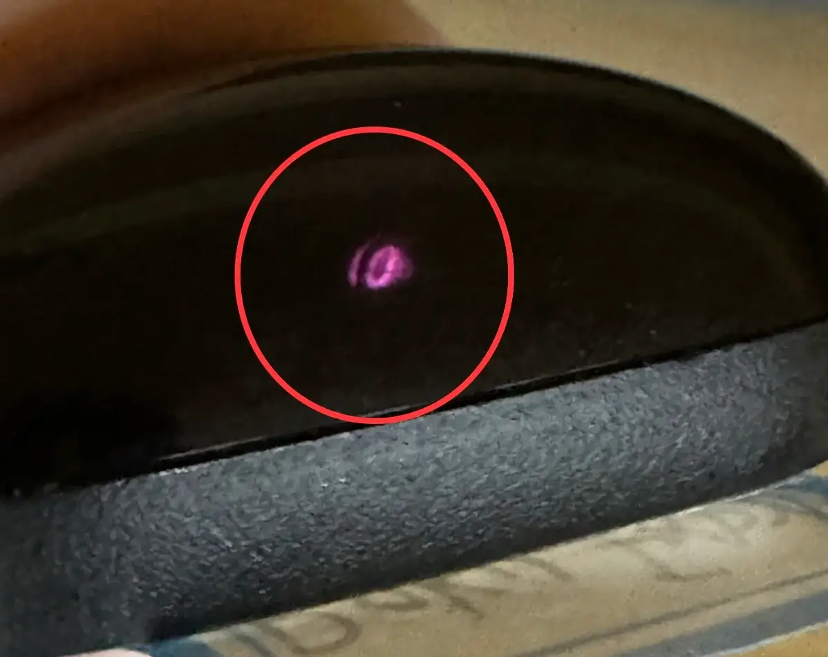 IR light on the remote