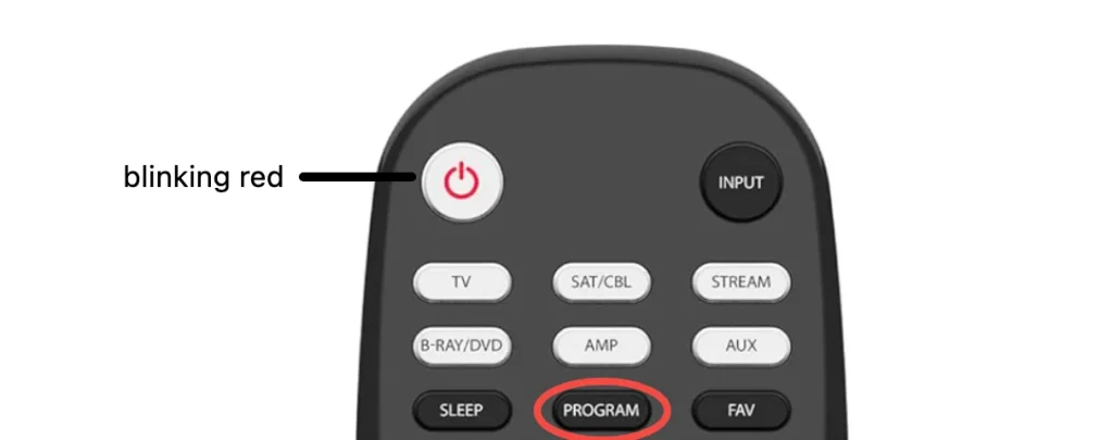 locate the two buttons on the Blackweb remote