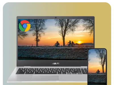 how to cast iPhone to Chromebook