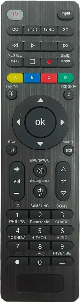 a third-party universal TV remote control